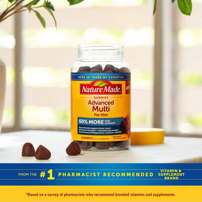 Nature Made Advanced Multivitamin Gummies for Him, 90 Gummies
