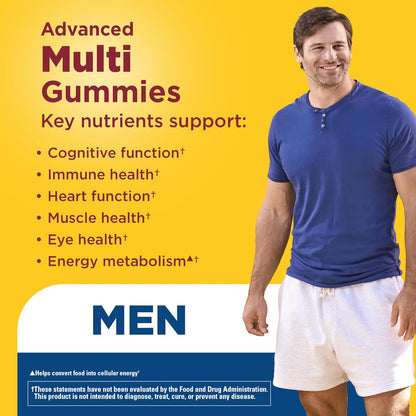 Nature Made Advanced Multivitamin Gummies for Men, 90 Gummies