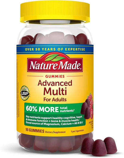 Nature Made Advanced Multivitamin Gummies for Him, 90 Gummies