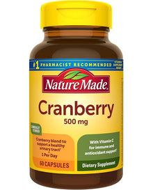Nature Made Cranberry Supplement, 500mg, 60ct