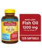Nature Made Burp Less Omega 3 Fish Oil 1200 mg Softgels, 125 Count