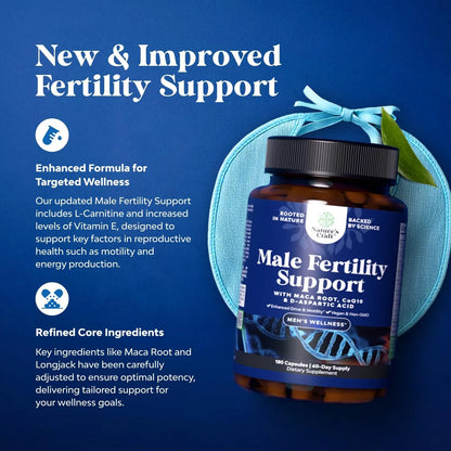Nature's Craft Pre Conception Male Fertility Supplement 180 count