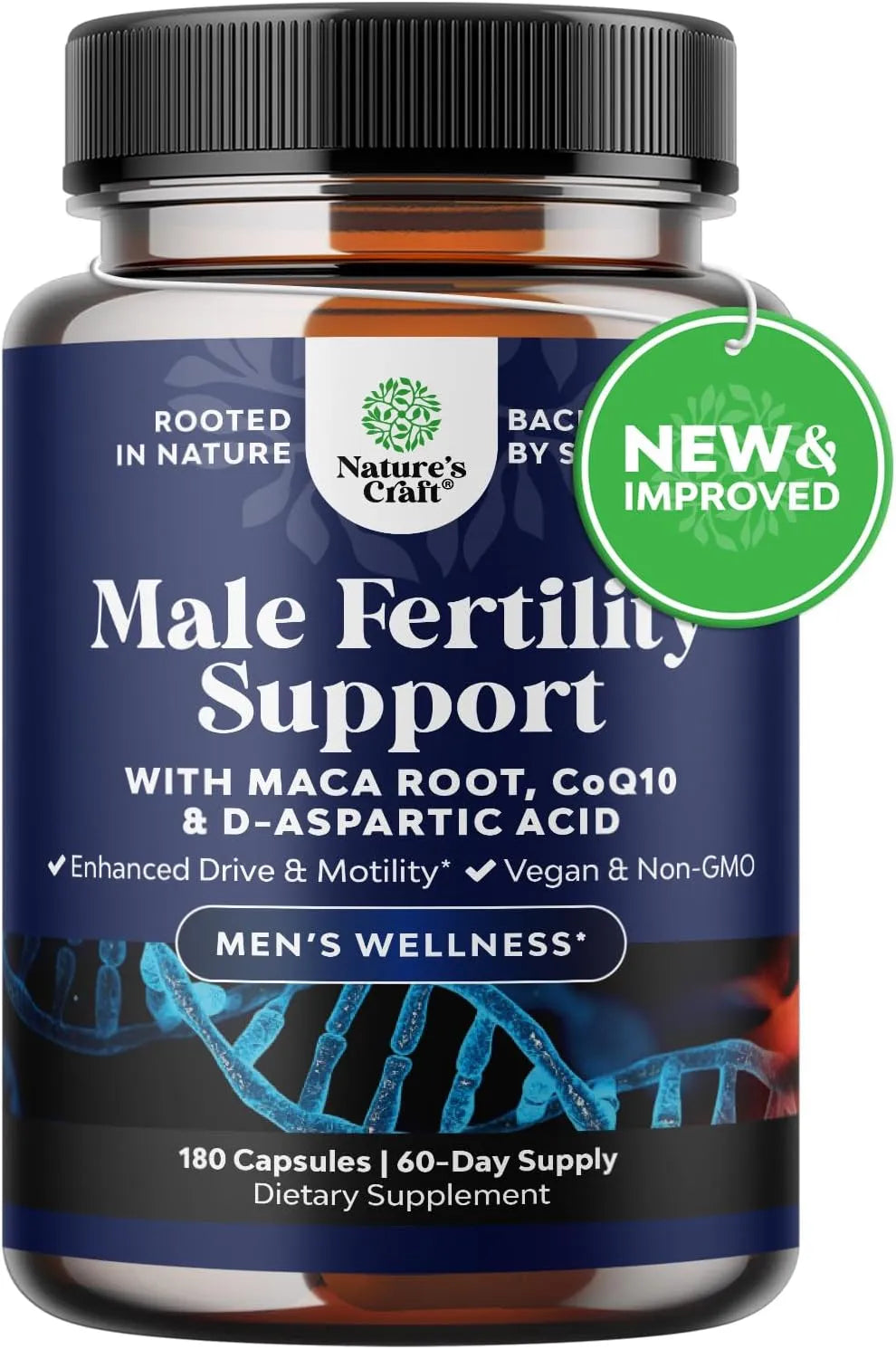 Nature's Craft Pre Conception Male Fertility Supplement 180 count