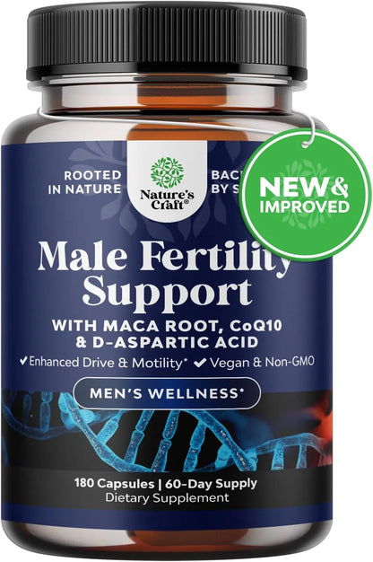 Nature's Craft Pre Conception Male Fertility Supplement 180 count