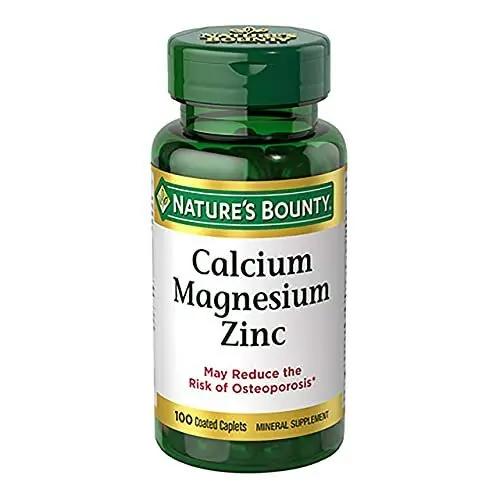 Nature's Bounty Calcium-Magnesium-Zinc 100 Caplets
