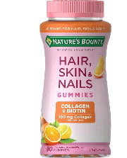 Nature's Bounty Hair, Skin & Nails, 2500mcg, 80 Gummies