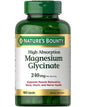 Nature's Bounty Magnesium Glycinate 240mg Supplement Capsules (180 ct.)
