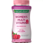 Nature's Bounty Optimal Solutions Women's Multivitamin Gummies, Dietary Supplement, Raspberry Flavor, 80 Count
