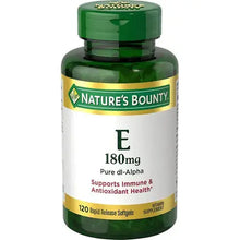 Nature's Bounty® Vitamin E Pure dl-Alpha 180mg (400 IU), 120 Softgels
