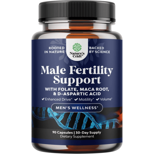 Nature's Craft Pre Conception Male Fertility Supplement - Advanced Fertility Supplement for Men - 90 caps
