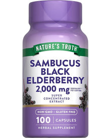 Nature's Truth Black Elderberry Capsules | 100 Count
