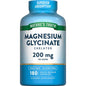 Nature's Truth Magnesium Glycinate Capsules | 200mg | 180 Count | Non-GMO, Gluten Free Supplement
