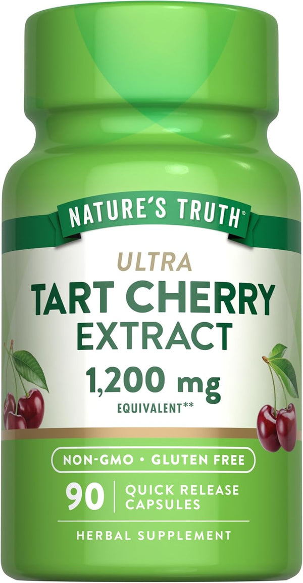 Nature's Truth Tart Cherry Extract Capsules | 1200 mg | 90 Count