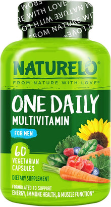 NATURELO Mens Multivitamins - One Daily Multivitamin for Men