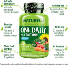 NATURELO Mens Multivitamins - One Daily Multivitamin for Men