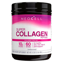 NeoCell Super Collagen Peptides, Unflavored Powder, Collagen Type 1 & 3 (600 g)
