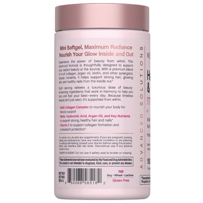 NeoCell Hair Skin and Nails Vitamins with Collagen | 150 Softgels