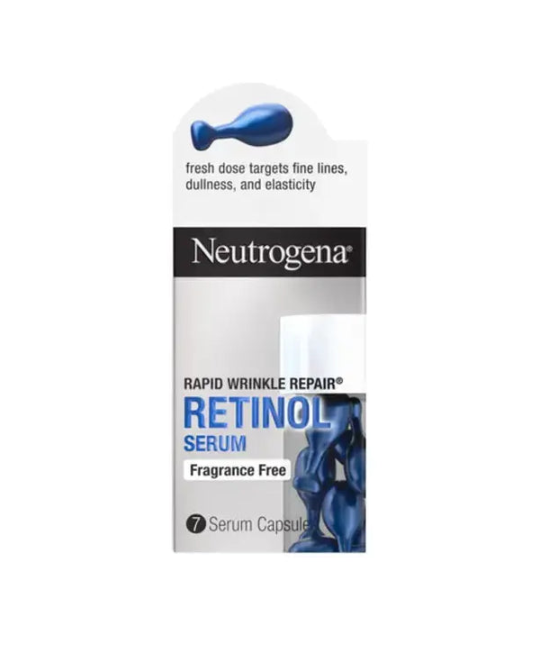 Neutrogena Rapid Wrinkle Repair Retinol Face Serum Capsules, 7 ct
