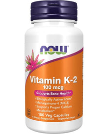 Now Foods, K-2 100mg, 100 Capsules