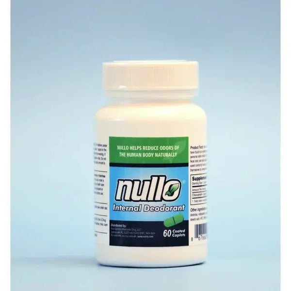 Nullo, Internal Deodorant, Chlorophyllin Copper Complex 100 mg, 60 count
