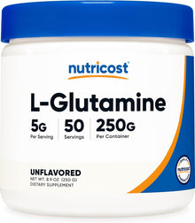 Nutricost L-Glutamine Powder 250 Grams
