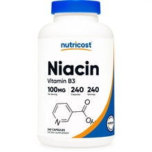 Nutricost Niacin (Vitamin B3) 100mg, 240 Capsules - with Flushing, Non-GMO, Gluten Free
