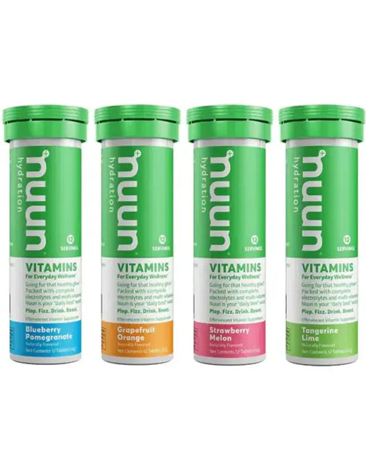 Nuun Vitamins: Vitamins + Electrolyte Drink Tablets, Mixed Fruit Pack, 4 Tubes (48 Servings), 12 Count (Pack of 4)
