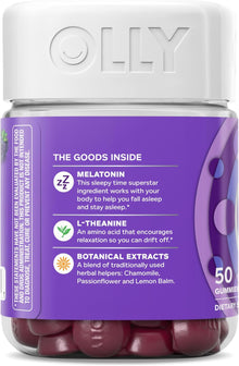 OLLY Restful Sleep Gummy Supplement with Melatonin & L-Theanine