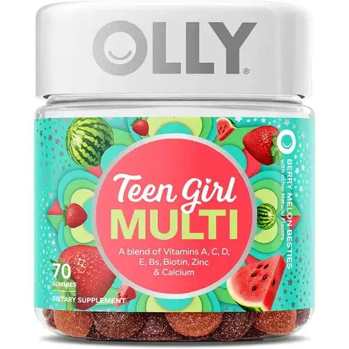 OLLY Gummy, Healthy Skin and Immune Support, 15 Essential Vitamins, Biotin, Zinc, Calcium, 35 Day Supply - 70 Count
