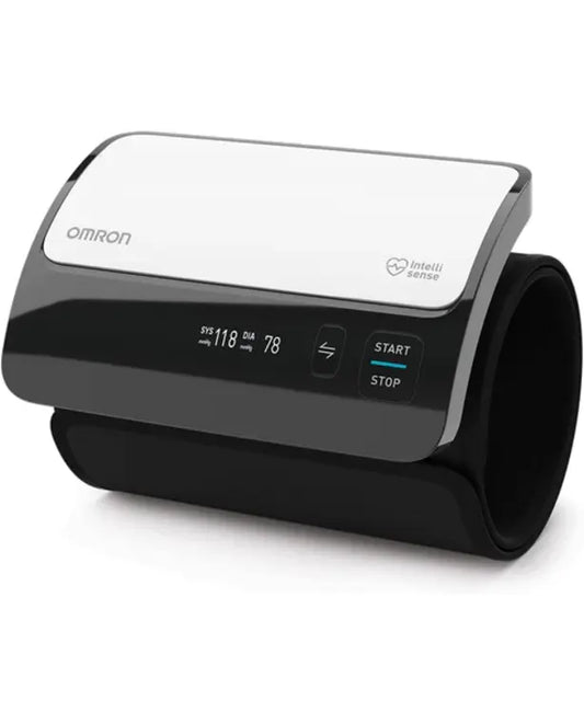 OMRON Evolv Bluetooth Wireless Upper Arm Blood Pressure Monitor with Portable, One-piece Design – Works with Alexa
