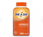 ONE A DAY Womens Complete Daily Multivitamin with Vitamin A, B , C, D, and E, Calcium and Magnesium, Immune Health Support, 300 Count
