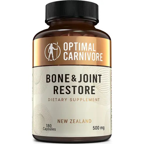OPTIMAL CARNIVORE Grass Fed Bone Marrow Supplement & Bovine Tracheal Cartilage, Bone Restore & Joint Health Supplement, Joint Support Supplement
