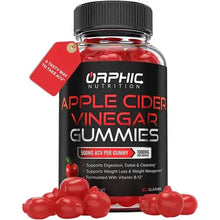 ORPHIC NUTRITION Apple Cider Vinegar Gummies - 1000mg -Formulated to Support Weight Loss Efforts, Normal Energy Levels & Gut Health* - Supports Digestion, Detox & Cleansing* - ACV Gummies W/VIT B12, Beetroot 60 Count
