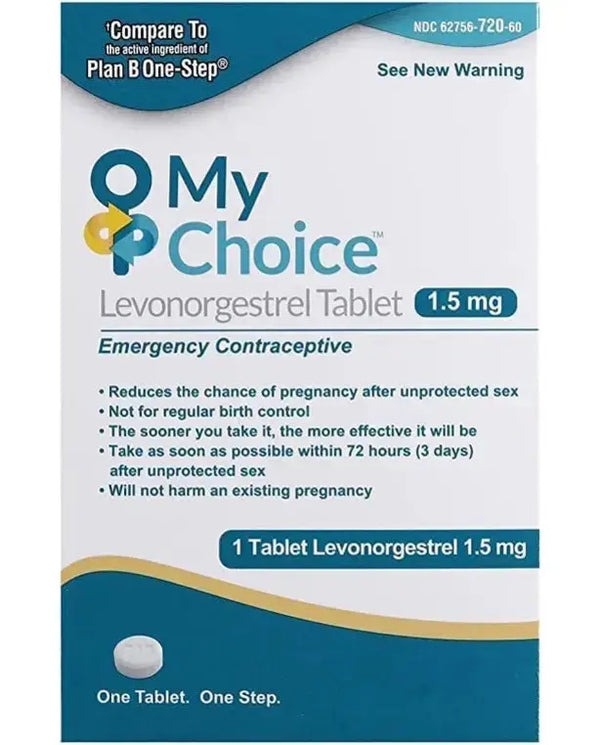 Ohm My Choice Emergency Contraceptive 1 Tablet (Levonorgestrel Tablet 1.5mg)
