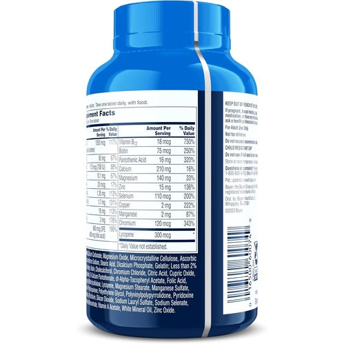 One A Day Men’s Multivitamin Daily Essentials, Multivitamin for Men Tablet, Supports Healthy Muscle Function, Physical Energy, and Immune Health with Vitamin B12, Vitamin C, and Zinc, 150 Count