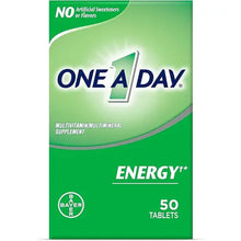 One A Day Energy Multivitamin with Vitamin A, C, D, E, Zinc for Immune Health*, Caffeine, Biotin, B6, B12 & More, 50 Tablets
