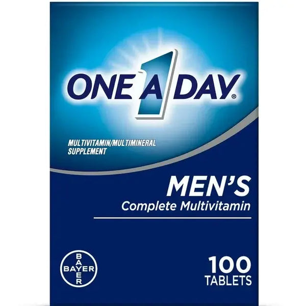 One A Day Men’s Multivitamin, Supplement with Vitamin A, C, D, E and Zinc for Immune Health Support, B12, Calcium & more, 100 count
