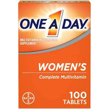 One A Day Women’s Multivitamin Supplement with Vitamin A, Vitamin C, Vitamin D, Vitamin E and Zinc for Immune Health Support, B12, Biotin, Calcium - 100 count
