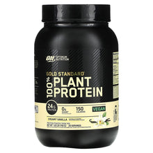 Optimum Nutrition Gold Standard 100% Plant Based Protein Powder, Gluten Free, Vegan Protein for Muscle Support and Recovery with Amino Acids - Creamy Vanilla, 20 Servings
