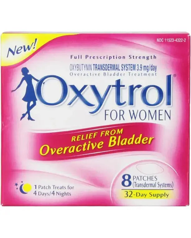 Oxytrol for Women Overactive Bladder Transdermal Patch, 8 Count |Ghana ...