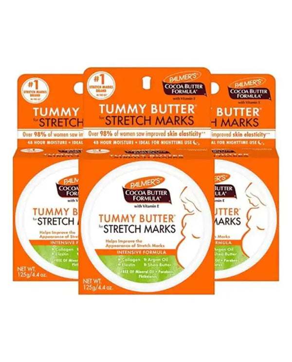 Palmer's Cocoa Butter Formula Tummy Butter Balm for Stretch Marks and Pregnancy Skin Care, 4.4 Ounces

