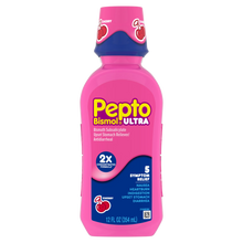 Pepto Bismol Liquid Ultra, Cherry Flavor 12 oz