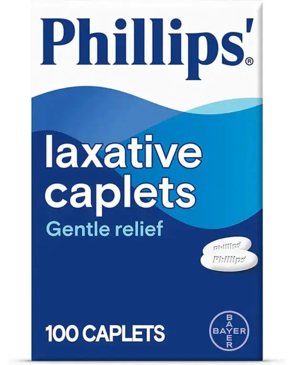 Philips' Laxative Magnesium Caplets, 100 count, Stimulant & Cramp Free Constipation Relief
