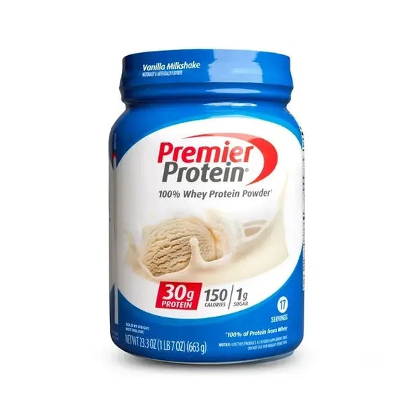 Premier Protein Powder Plant Protein, Vanilla, 25g Plant-Based Protein, 0g Sugar, Gluten Free, No Soy or Dairy Ingredients, 15 Servings
