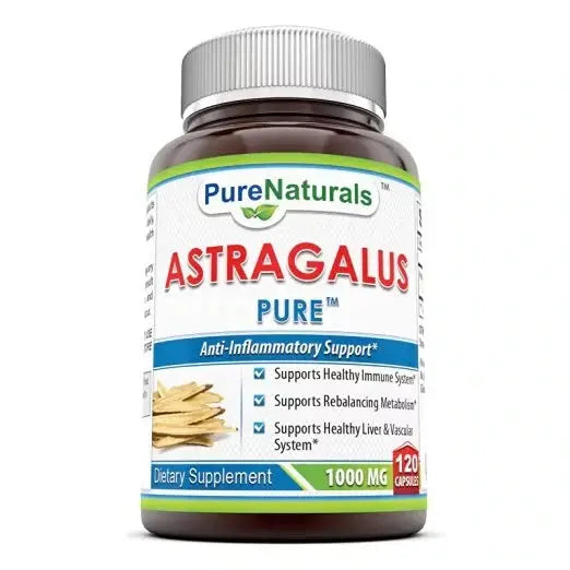 Pure Naturals Astragalus 1000 Mg 120 Capsules
