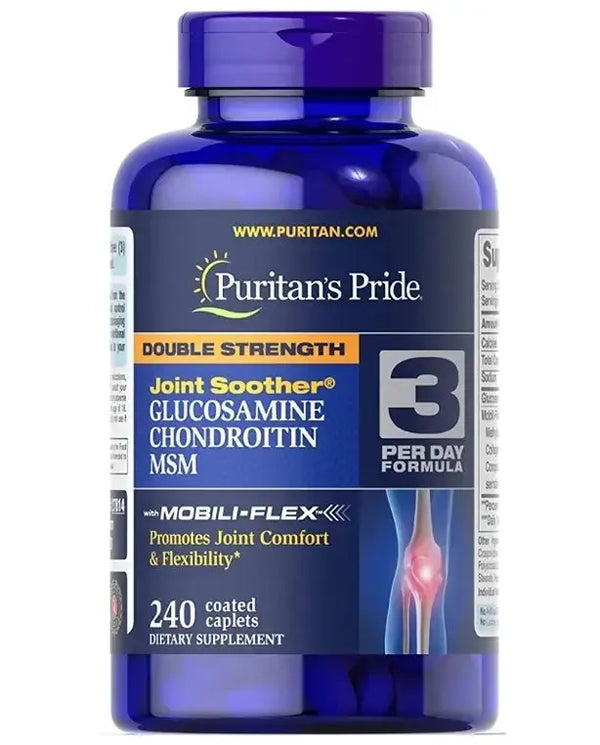 Puritan's Pride Glucosamine, Chondroitin & MSM -3 Per Day Formula
