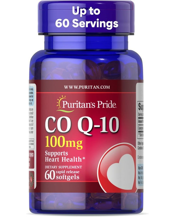 Puritan's Pride Q-Sorb CoQ10 100mg, 60 ct 