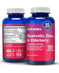Quercetin 1000mg -Elderberry Zinc Quercetin Supplements Supports Immune- 120 Capsules (Pack of 1)
