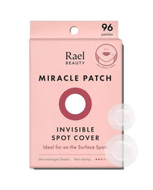 Rael Pimple Patches, Miracle Invisible Spot Cover - Hydrocolloid Acne Pimple Patches for Face, Blemishes and Zits Absorbing Patch, Breakouts Spot Treatment for Skin Care, Facial Stickers, 2 Sizes (96
