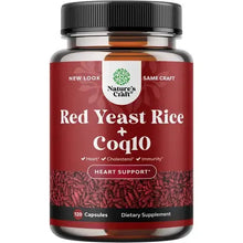 Red Yeast Rice with CoQ10 Supplement - Extra Strength Citrinin-Free Red Yeast Rice 1200 mg. Capsules with CoQ10 100mg - Naturally Occurring Monacolin K Heart Health Supplement - 120 Veggie Capsules
